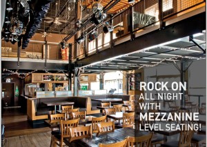 Use your existing vertical space for more seating with a Cogan Mezzanine.