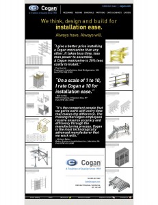 Cogan Installation Cost Savings